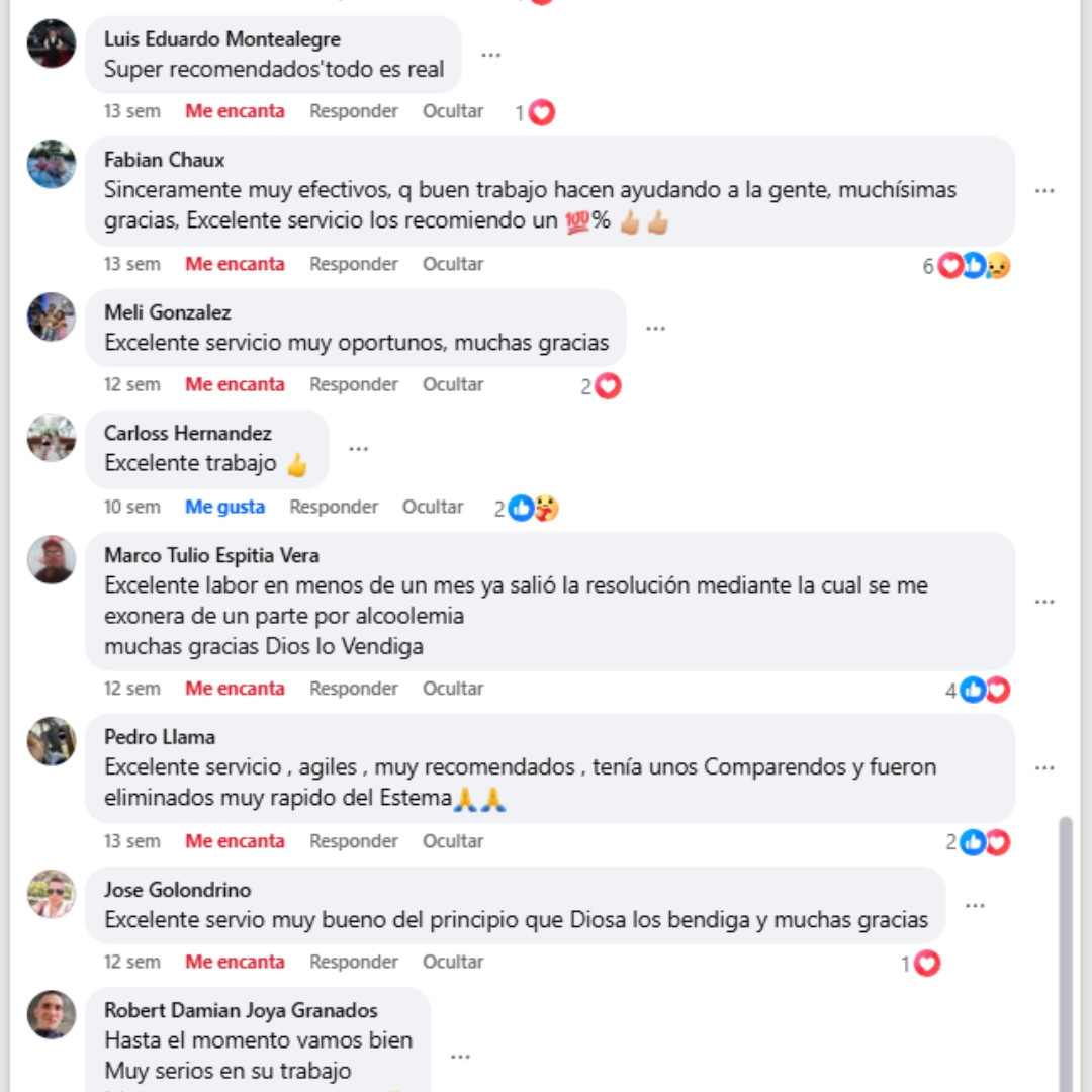Eliminación de Multas de transito